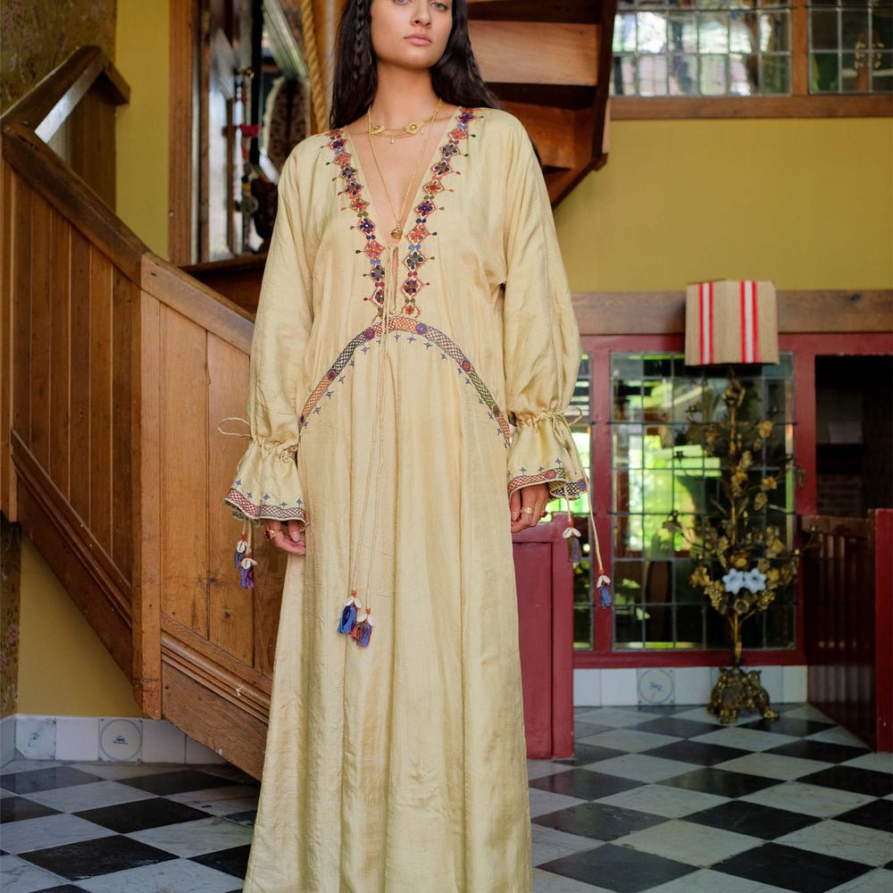 
                  
                    BANJARA DRESS MAXI | KHAKI
                  
                