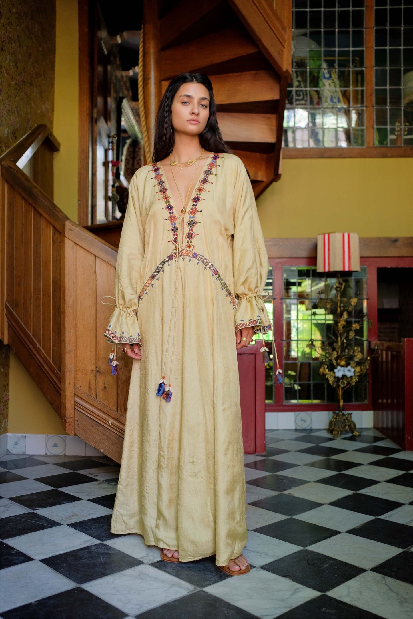 
                  
                    BANJARA DRESS MAXI | KHAKI
                  
                