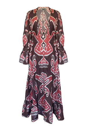 TAHMINA DRESS | Bronze Scarlet
