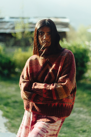 WOOL JUMPER | Forest berry