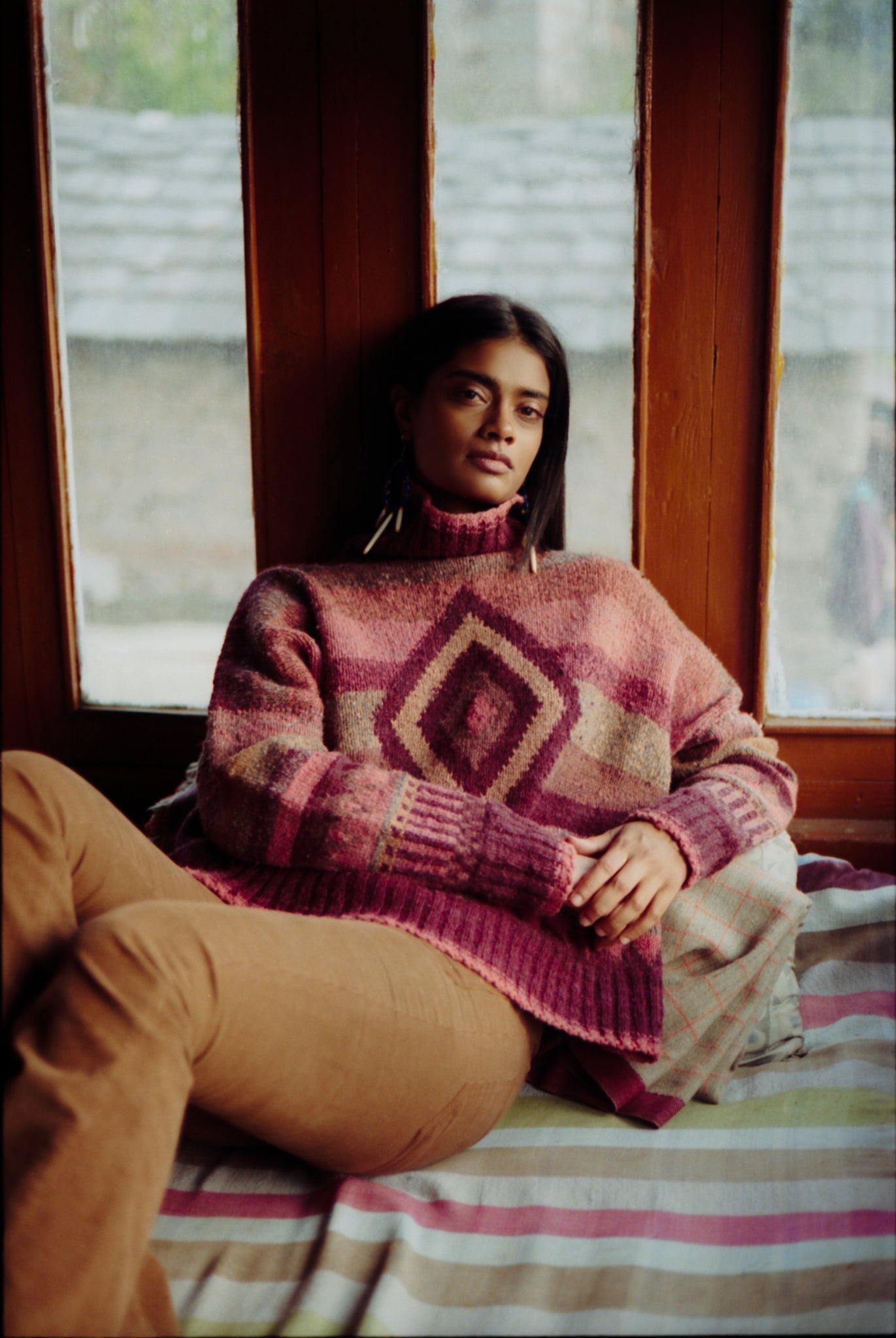 WOOL JUMPER | Forest berry